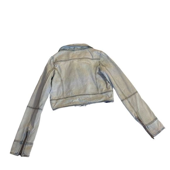One Teaspoon Cropped Jean Jacket - Picture 2 of 10